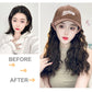 [Stijlvol cadeau] Baseballcap met haarextensies （50% korting）