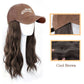 [Stijlvol cadeau] Baseballcap met haarextensies （50% korting）