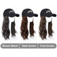[Stijlvol cadeau] Baseballcap met haarextensies （50% korting）