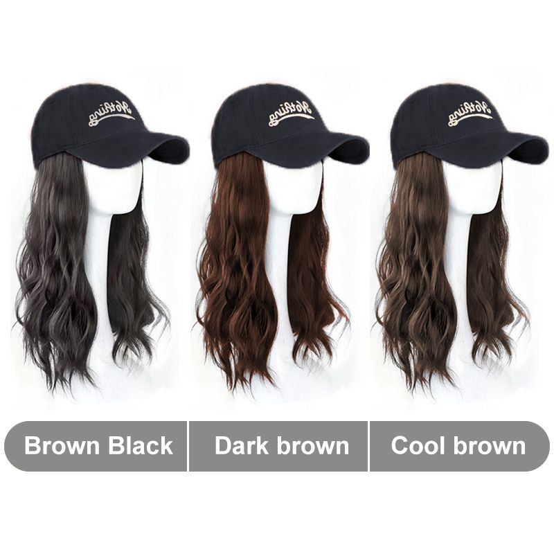 [Stylish Gift] Baseball Cap with Hair Extensions（50% OFF）