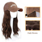 [Stijlvol cadeau] Baseballcap met haarextensies （50% korting）
