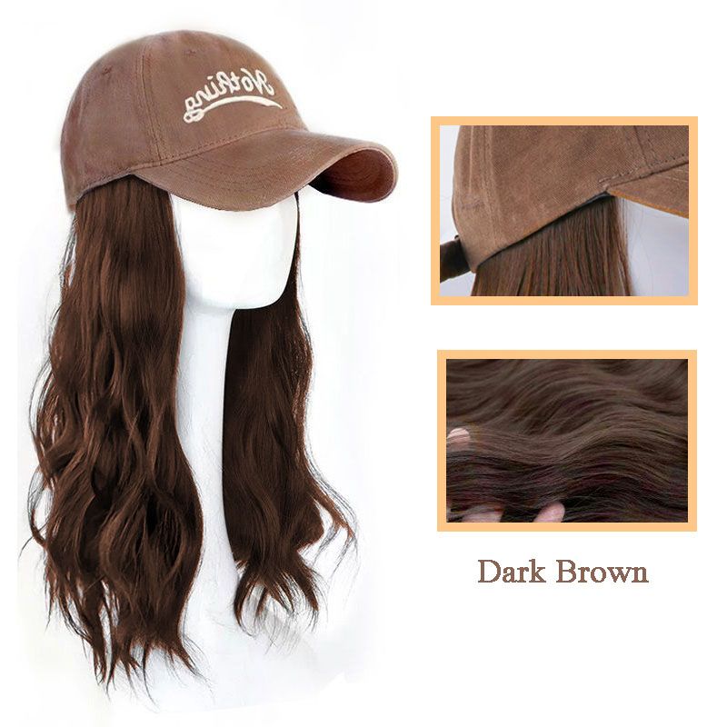 [Stylish Gift] Baseball Cap with Hair Extensions（50% OFF）