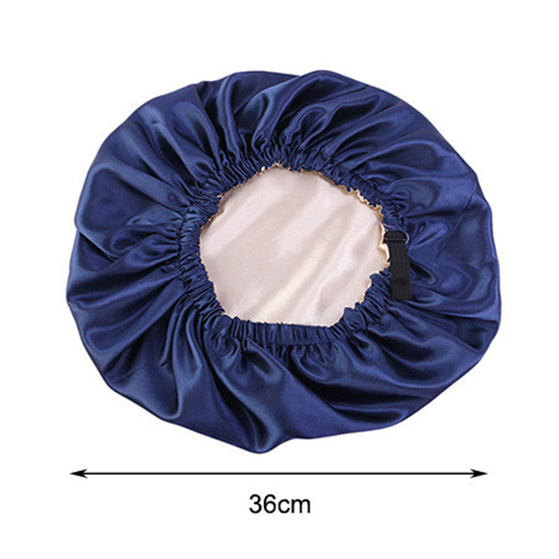 [Best Gift] Women's Double Layer Satin Cap For Makeup And Sleeping